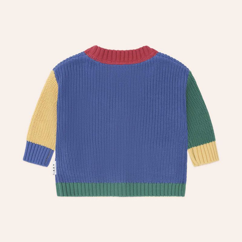 Huxbaby Colour Block Varsity Hux Cardi 1-2Y image number 1